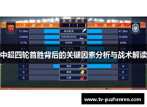 中超四轮首胜背后的关键因素分析与战术解读